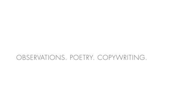 Observations Poetry Copywriting
